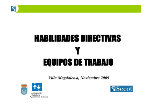 HABILIDADES DIRECTIVAS Y EQUIPOS DE TRABAJO