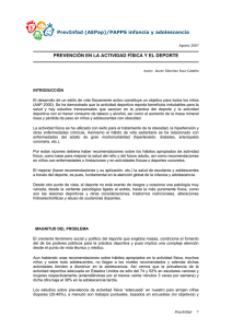 PDF deporte - Asociación Española de Pediatría de Atención Primaria