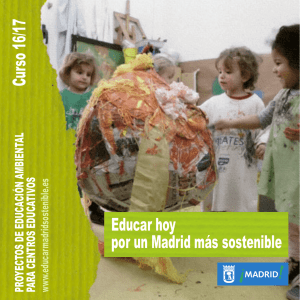 Guía programa Educar hoy por un Madrid más sostenible 2016/17