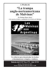 La trampa anglo-norteamericana de Malvinas
