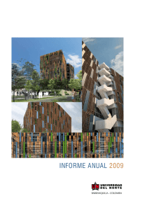 informe anual 2009 - Universidad del Norte