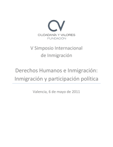 El voto hispano - Fundación Ciudadanía y Valores