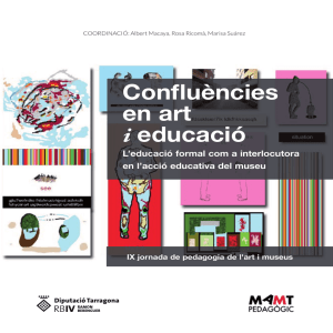 Libro CONFLUENCIES EN ART I EDUCACIO.indb