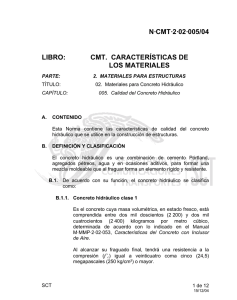 N·CMT·2·02·005/04 LIBRO: CMT. CARACTERÍSTICAS DE LOS