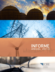 Informe de labores de la Comisión Reguladora de Energía (2013)
