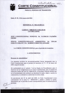imprimir y descargar sentencia - Corte Constitucional del Ecuador
