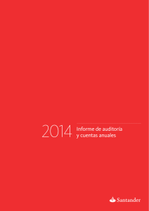 INFORME DE AUDITORIA Y CUENTAS ANUALES 2014