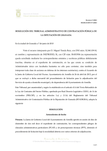 resolución nº 4/2013 - Diputación de Granada