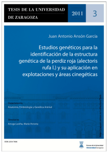 Estudios genéticos para la identificación de la estructura genética