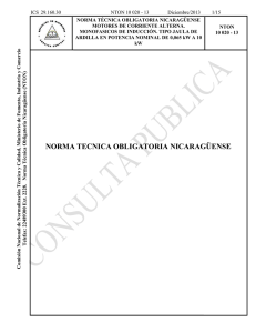 norma tecnica obligatoria nicaragüense