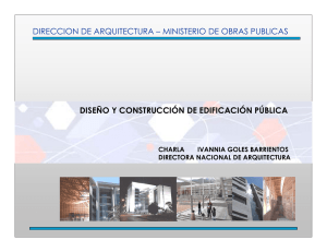 dirección de arquitectura ministerio de obras públicas