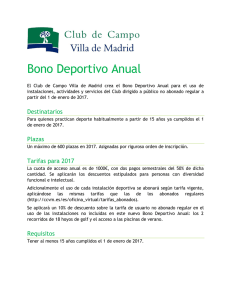 Bono Deportivo Anual Club de Campo PDF, 498 Kbytes