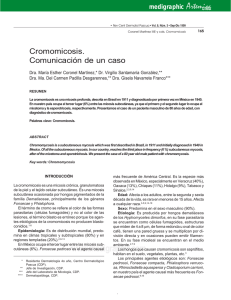 Cromomicosis. Comunicación de un caso