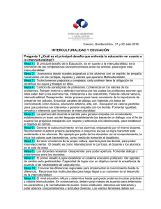 Concentrado de mesas del Foro La Sallista 2016