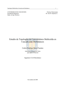 Estudio de Topologías de Convertidores Multicelda en Cascada