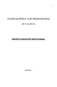 COLEGIO de música Juan Sebastián Bach DE VALDIVIA