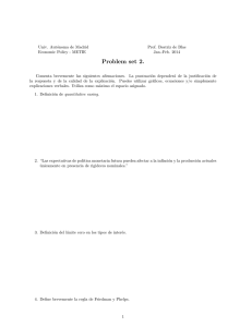 Problem set 2. - Universidad Autónoma de Madrid