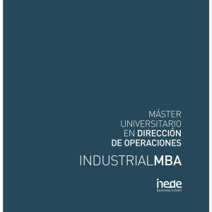 Tríptico del Industrial MBA