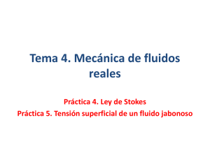 Tema 4. Mecánica de fluidos reales