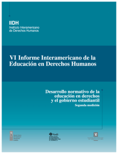 VI Informe - Instituto Interamericano de Derechos Humanos