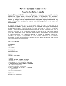 Derecho europeo de sociedades Juan Carlos Galindo Vácha