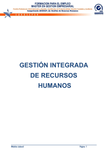gestión integrada de recursos humanos