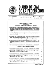 diario oficial de la federacion - Diario Oficial de la Federación