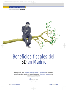 Beneficios fiscales del ISD en Madrid
