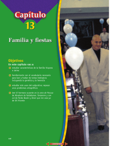 Capitulo 13: Familia y fiestas