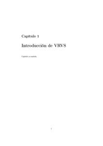 Сар€tulo 1 Introducción de VRVS Capítulo ya emitido. 1