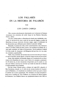 los pallarès en la historia de palamós