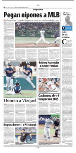 Pegan nipones a MLB - El Mañana de Nuevo Laredo