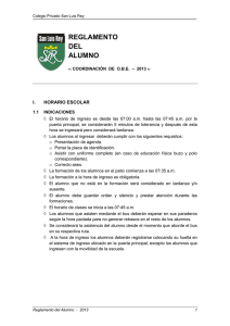 Reglamento - Colegio San Luis Rey.
