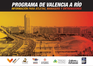 programa de valencia a río - Valencia Ciudad del Running