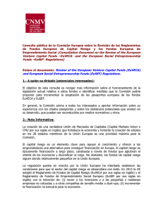 Emprendimiento Social (Consultation Document on the Review of
