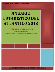 anuario estadistico del atlantico 2013