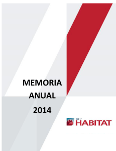 memoria anual 2014 - Bolsa de Valores de Lima