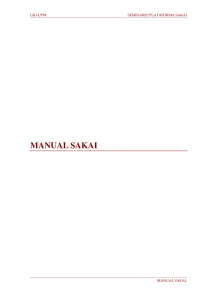 Manual Sakai