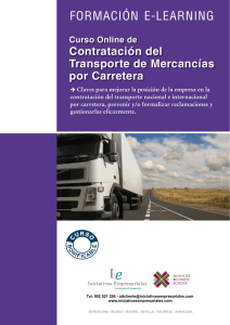 Curso Contratación del Transporte de Mercancías por Carretera