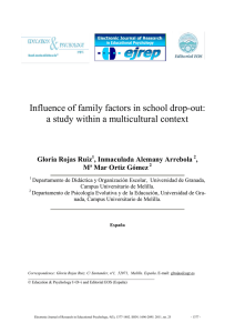 Influence of family factors in school drop