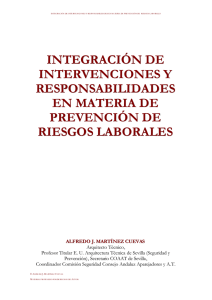 integración de intervenciones y responsabilidades en materia de