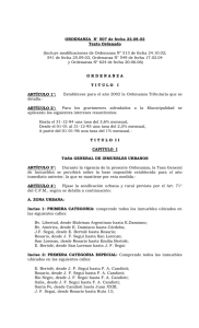 Texto Ordenado - Municipalidad de El Trébol