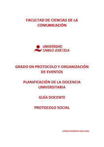 Protocolo social - Blackboard UCJC