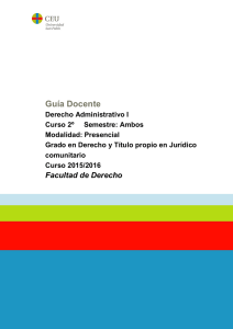 Guía Docente - Universidad CEU San Pablo