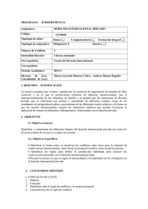 programa: jurisprudencia - Universidad del Rosario