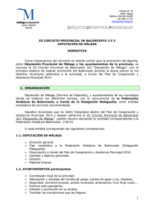 Normativa - XX Circuito Provincial de