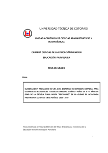 tesis correccion - Repositorio UTC