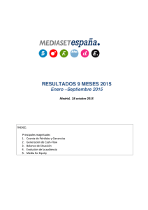 Informe Resultados 9M2015