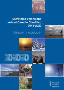Estrategia Valenciana ante el Cambio Climático 2013