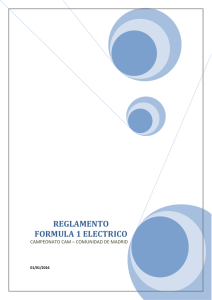 reglamento formula 1 electrico